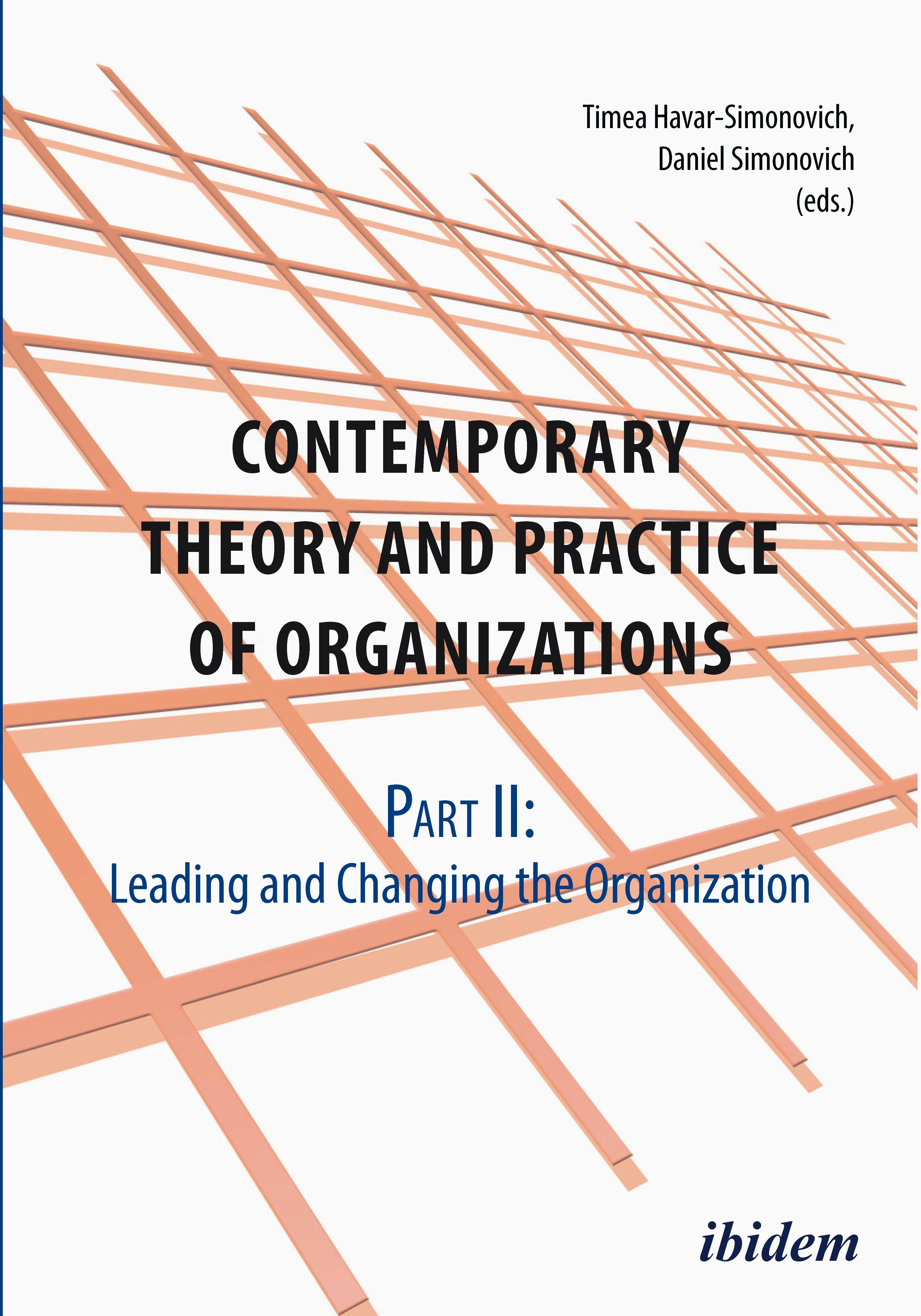 Book cover image for Contemporary Theory and Practice of Organizations ISBN: 9783838208886